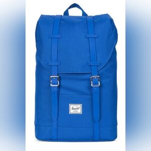 Herschel Supply Co Backpack Blue Canvas Adjustable Straps, brand new